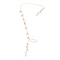 Zircon Leaves Finger Chain
