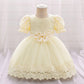 Baby Girl's Embroidered Bow Dress