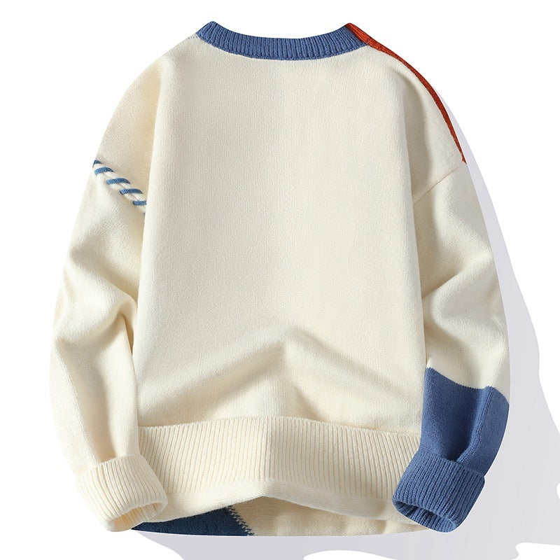 Men's Colorblock Pullover Sweater