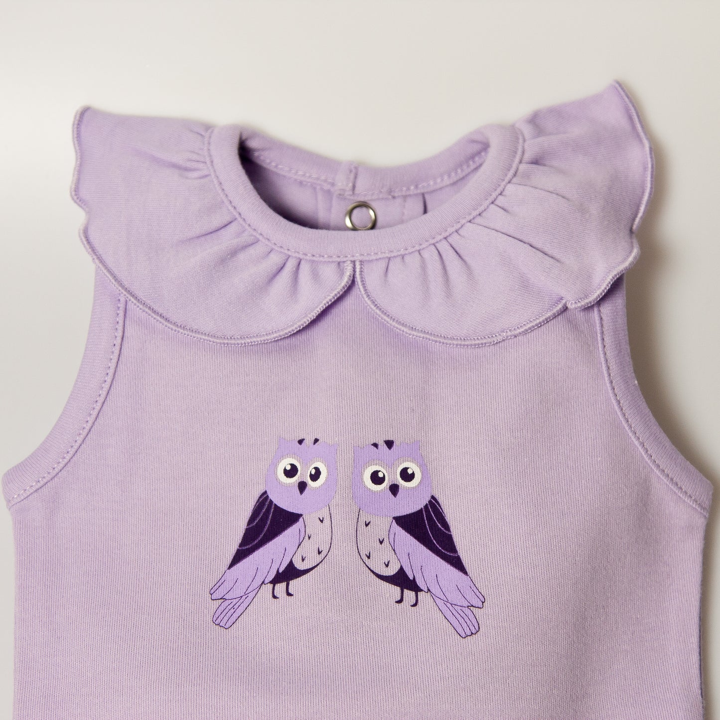 Baby Girl Ruffled Collar Bodysuit