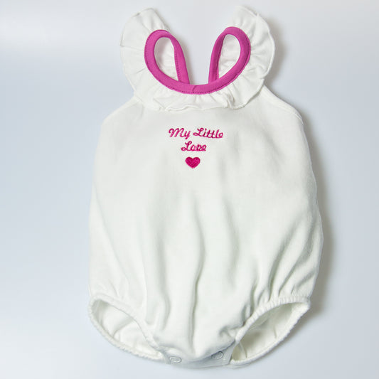 Baby Girl Balloon Ribbon & Ruffle Bodysuit