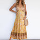 Women's Bohemian  Floral Beach Dress